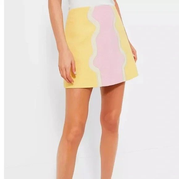 TUCKERNUCK Dresses & Skirts - new TUCKERNUCK Pop of Peony Meg Mini Skirt MEDIUM Retro Preppy 70's vibe